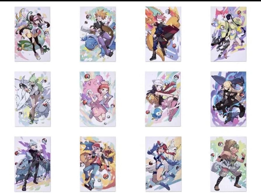 Amazon.co.jp: ○○海外ポケモンセンター限定○ポスター○12枚セット