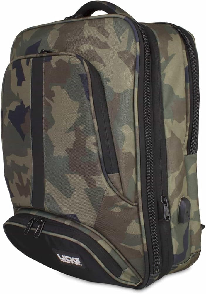 Amazon.co.jp: UDG Ultimate Backpack Slim Black Camo/Orange Inside