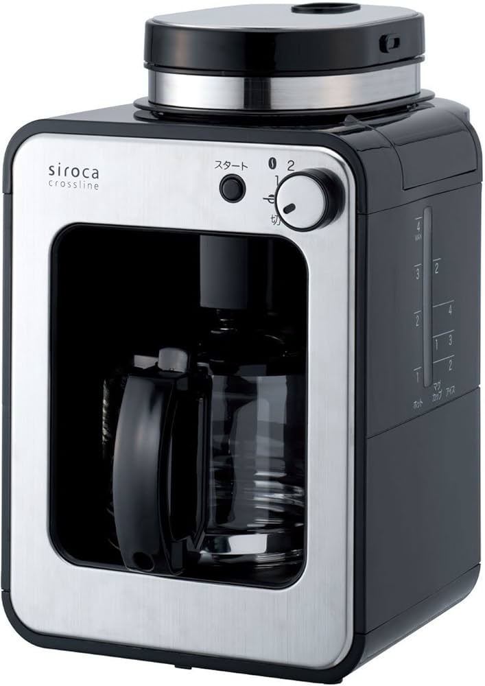 Amazon | siroca 全自動コーヒーメーカー STC-401[ガラスサーバー/ミル