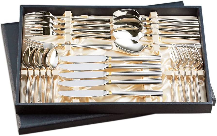 Amazon｜小林工業 ラッキーウッド カトラリーセット 日本製 エメラルド