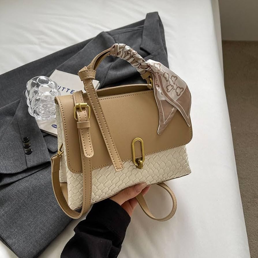 Amazon.co.jp: のあるスカーフ手提げバッグ女性2024春夏 ファッション