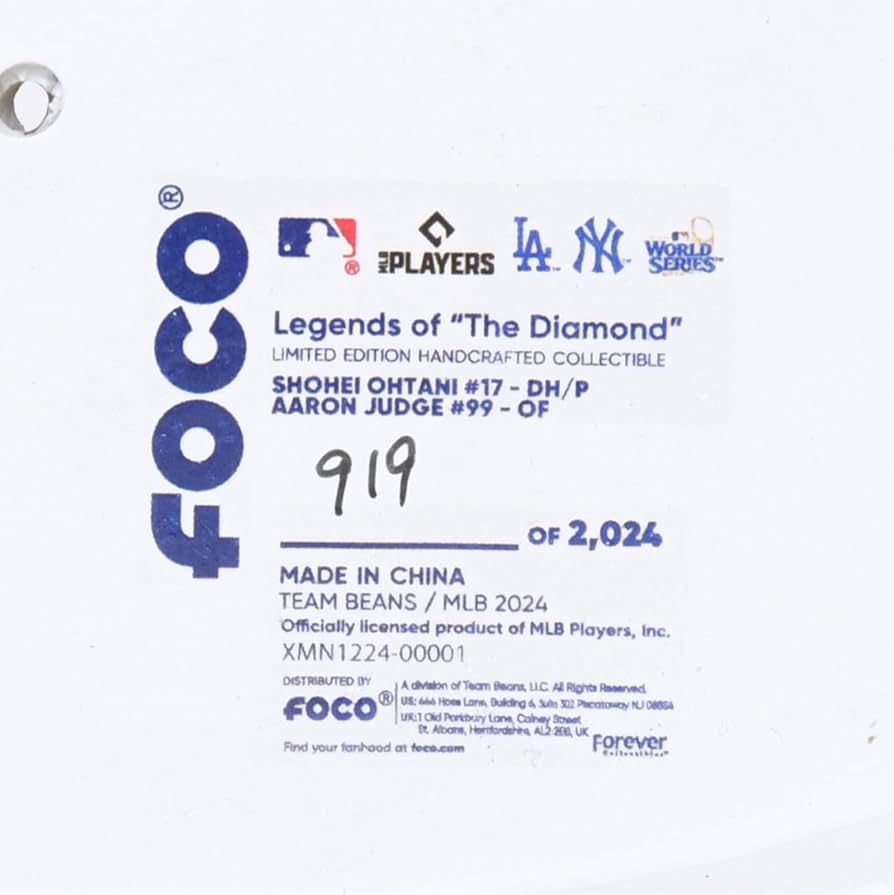 Amazon.co.jp: 【限定2024体】大谷翔平×アーロン・ジャッジ