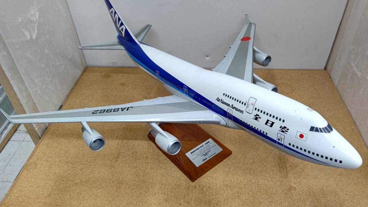 Amazon.co.jp: S60868 全日空 ANA B747-400 1/100 スーパーディテール