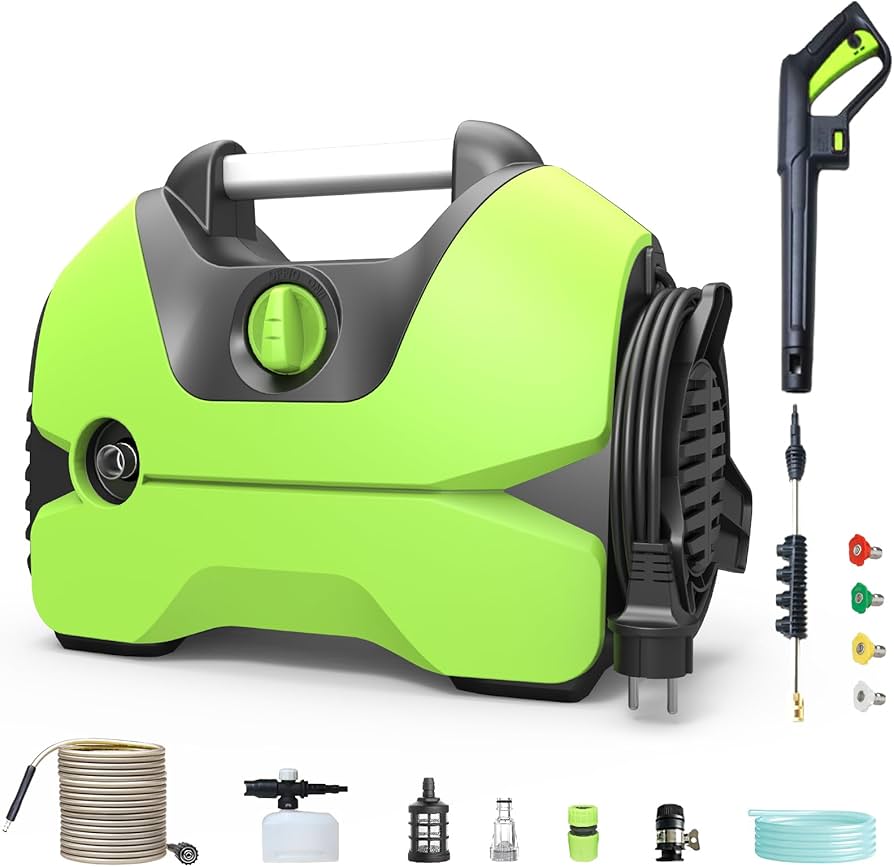 Amazon.com : YJLY Electric Pressure Washer,2000-PSI,1.2-GPM,Power