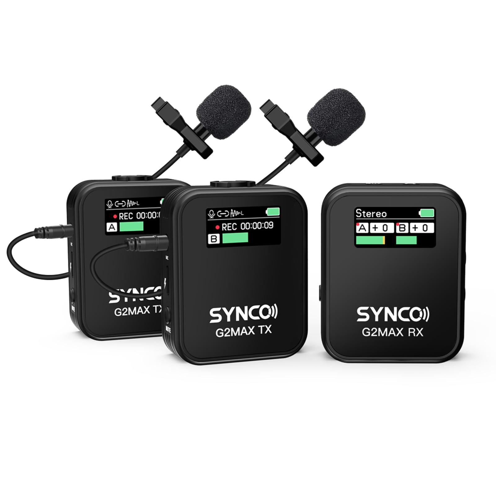 Amazon.com: SYNCO Wireless Lavalier Microphone, G2(A2) MAX 2.4G