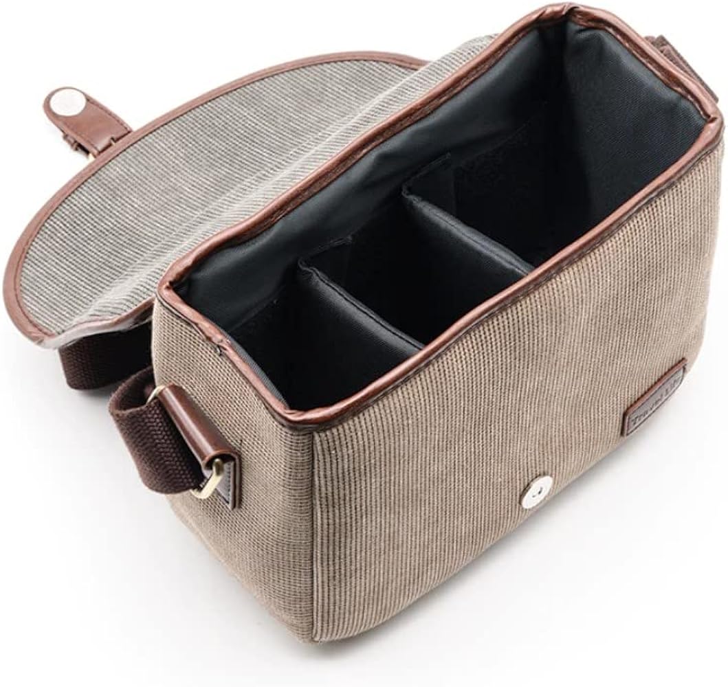 Amazon.co.jp: AFGRAPHIC レトロブルーキャンバスカメラバッグ クロス