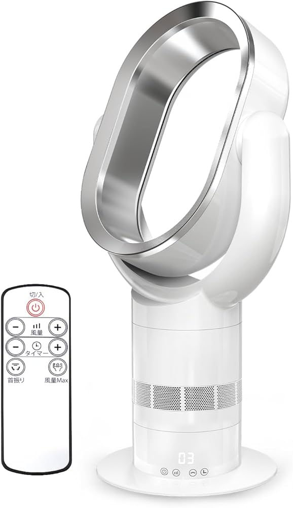 Amazon.co.jp: LAOGOT 扇風機 DCモーター はねなし扇風機 スリムタワー