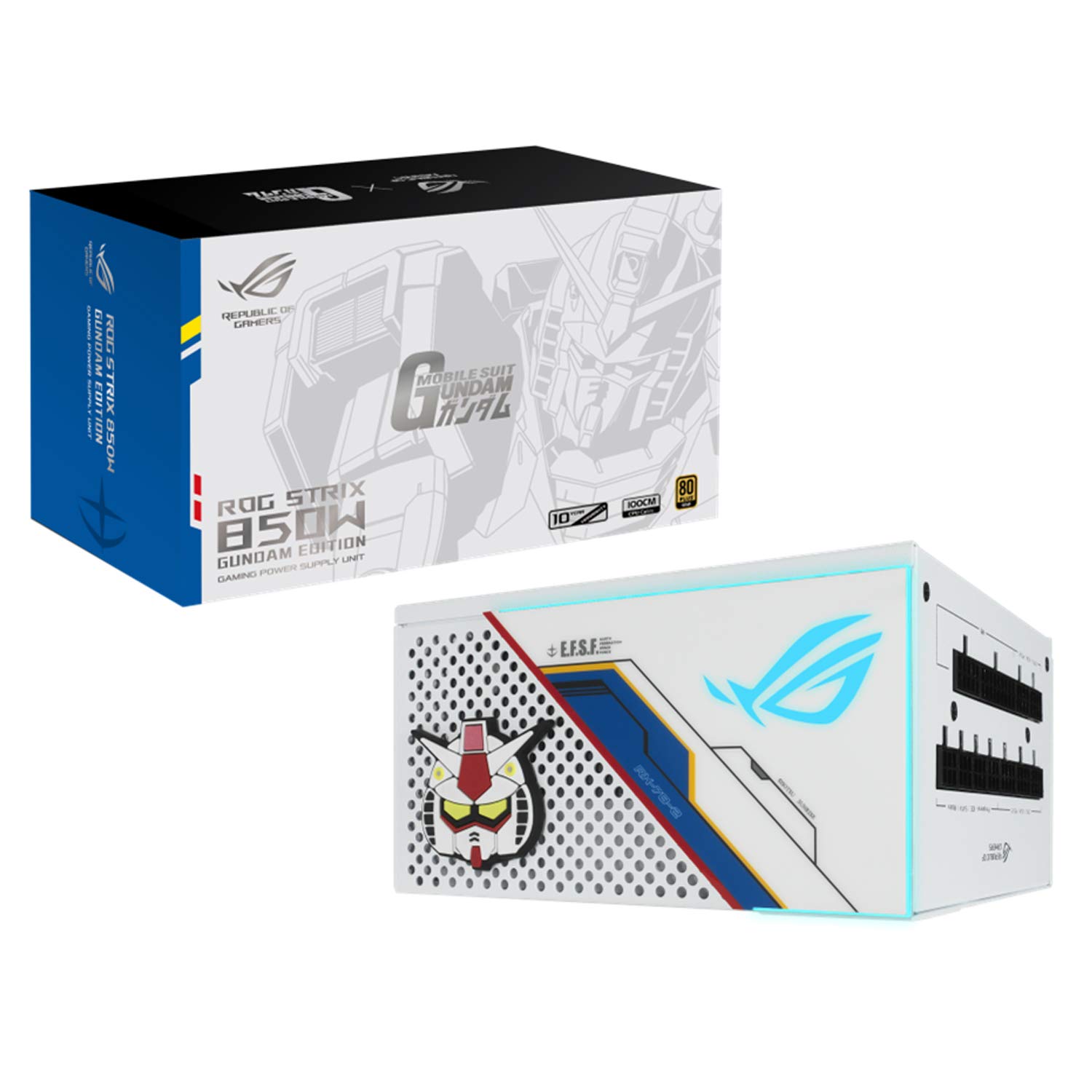 Amazon | ASUSTek 850W電源ユニット ROG-STRIX-850G-WHITE-GUNDAM