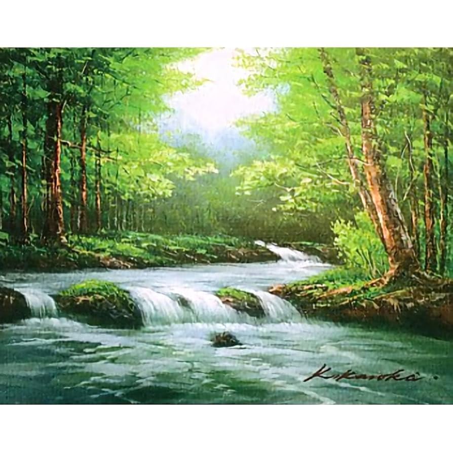 絵画 油絵 I 油絵 山 富士山油絵 風景画 油絵 絵画(油絵) Zx