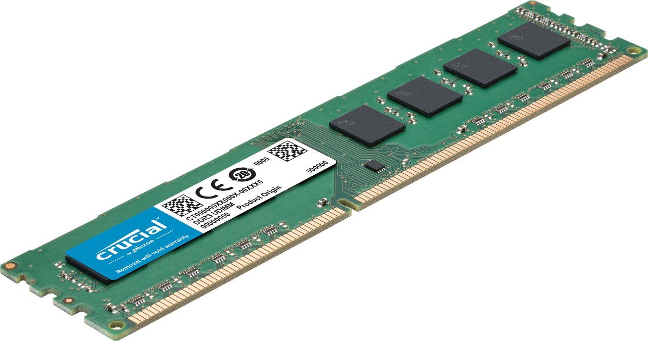 Crucial RAM 4GB DDR3 1600 MHz CL11 Desktop Memory CT51264BD160B at