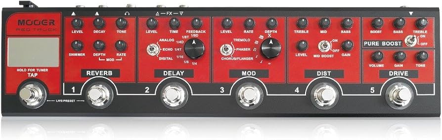 Amazon.co.jp: Mooer Red Truck Multi Effect : Musical Instruments