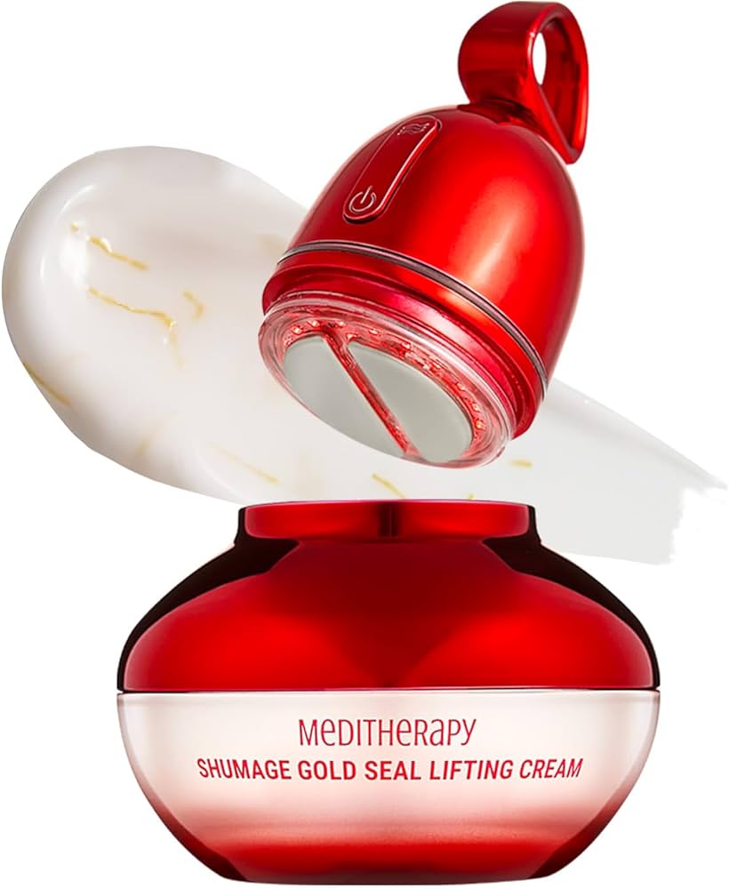 Amazon | シューマジゴールド糸リフティングクリーム&美顔器 セット