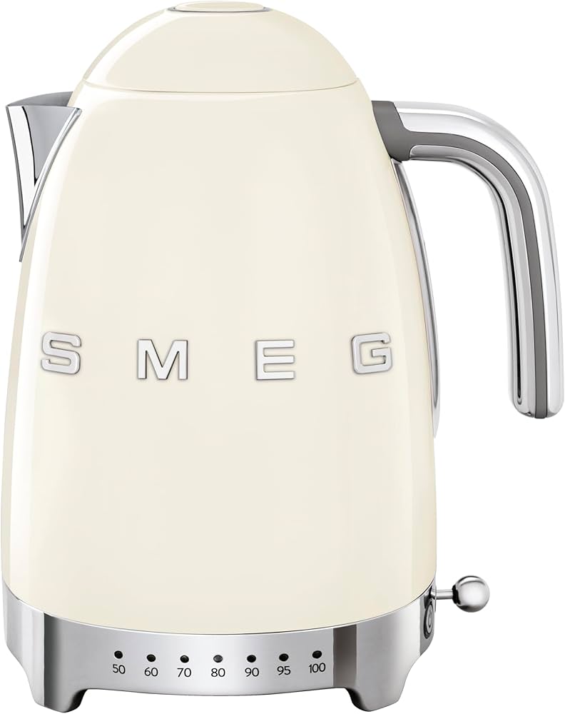 Amazon | Smeg 電気ケトル 1.7リットル KFL04 CRUS CR [並行輸入