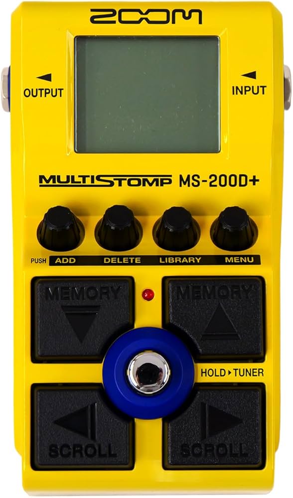 Amazon.co.jp: ZOOM ズーム MS-200D+ マルチストンプペダル イエロー