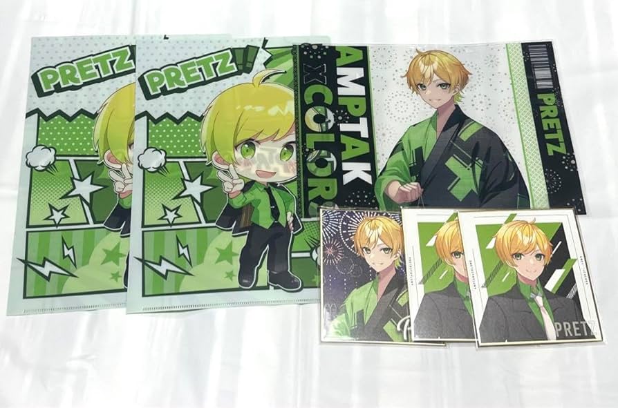 Amazon.co.jp: AMPTAK ぷりっつ グッズ クリアファイル ポスタ 色紙