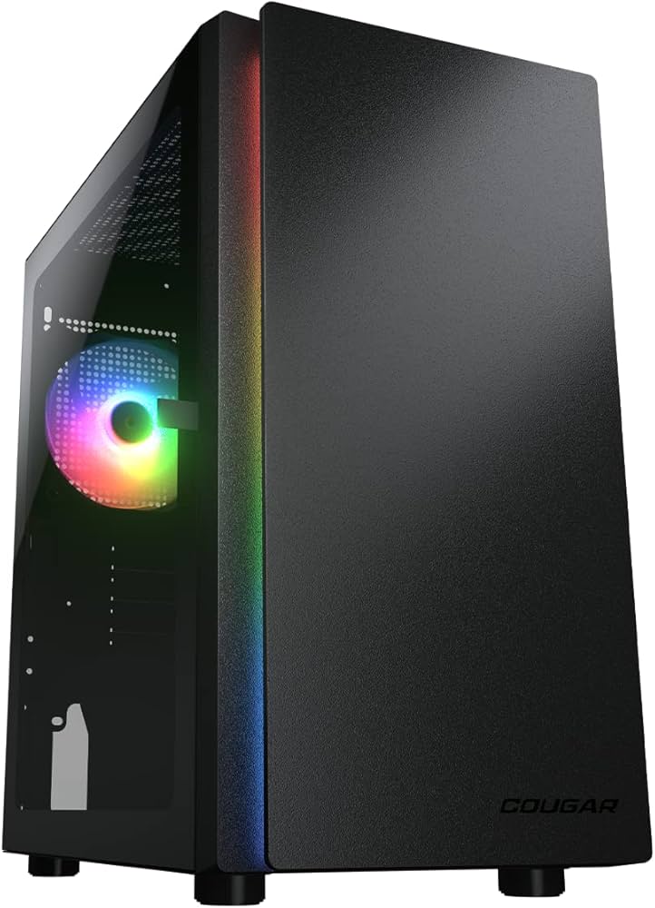 Amazon.co.jp: COUGAR PCケース Purity RGB Black ミニタワー ブラック