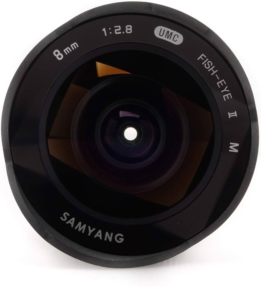 Amazon.com : Samyang 8mm F2.8 UMC Fisheye II (Black) Lens for