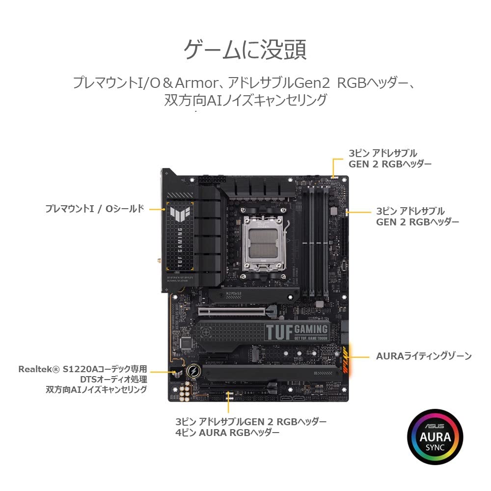 Amazon | ASUS TUF GAMING X670E-PLUS WIFI AMD Ryzen 7000 シリーズ
