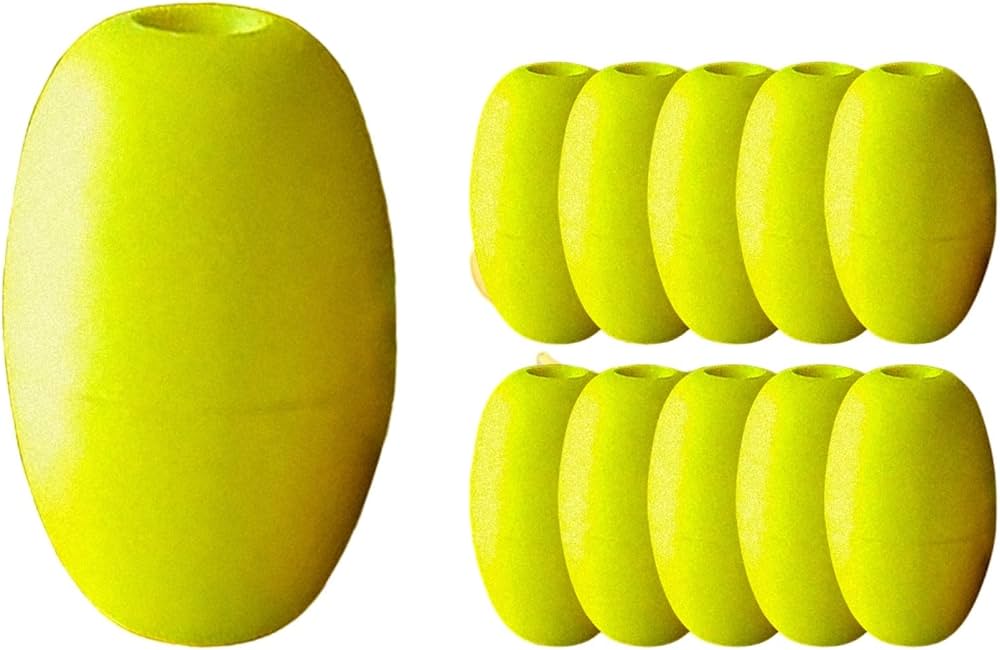 Amazon | FJmark ポリフロート 10個セット 浮子 漁具 定置網 釣具 捕具