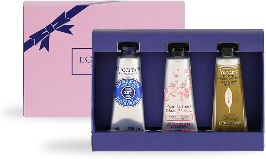 Amazon.co.jp: ロクシタン ミニハンドクリームセット 3本 ギフト BOX