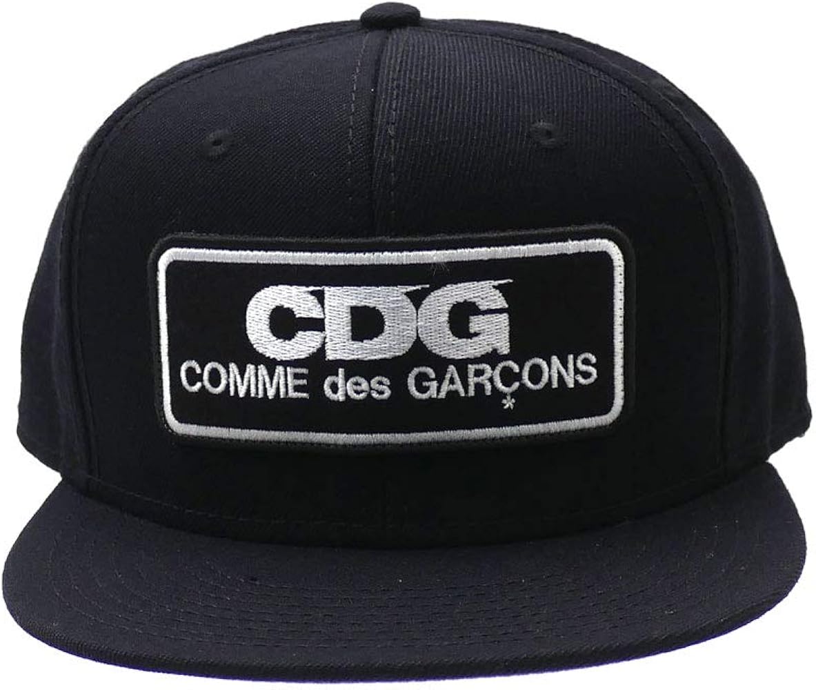 Amazon | [コムデギャルソン] CDG LOGO SNAPBACK CAP キャップ BLACK