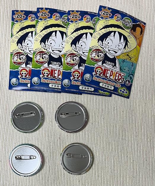 Amazon.co.jp: ONE PIECE ワンピース コレクション 缶バッジ プチ 子供