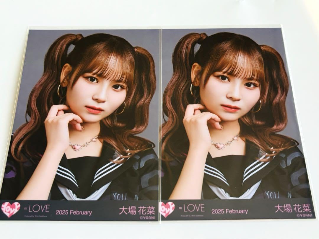 大場花菜 イコノイジョイ2024② 直筆 生写真 LOVE 大場花菜 生写真