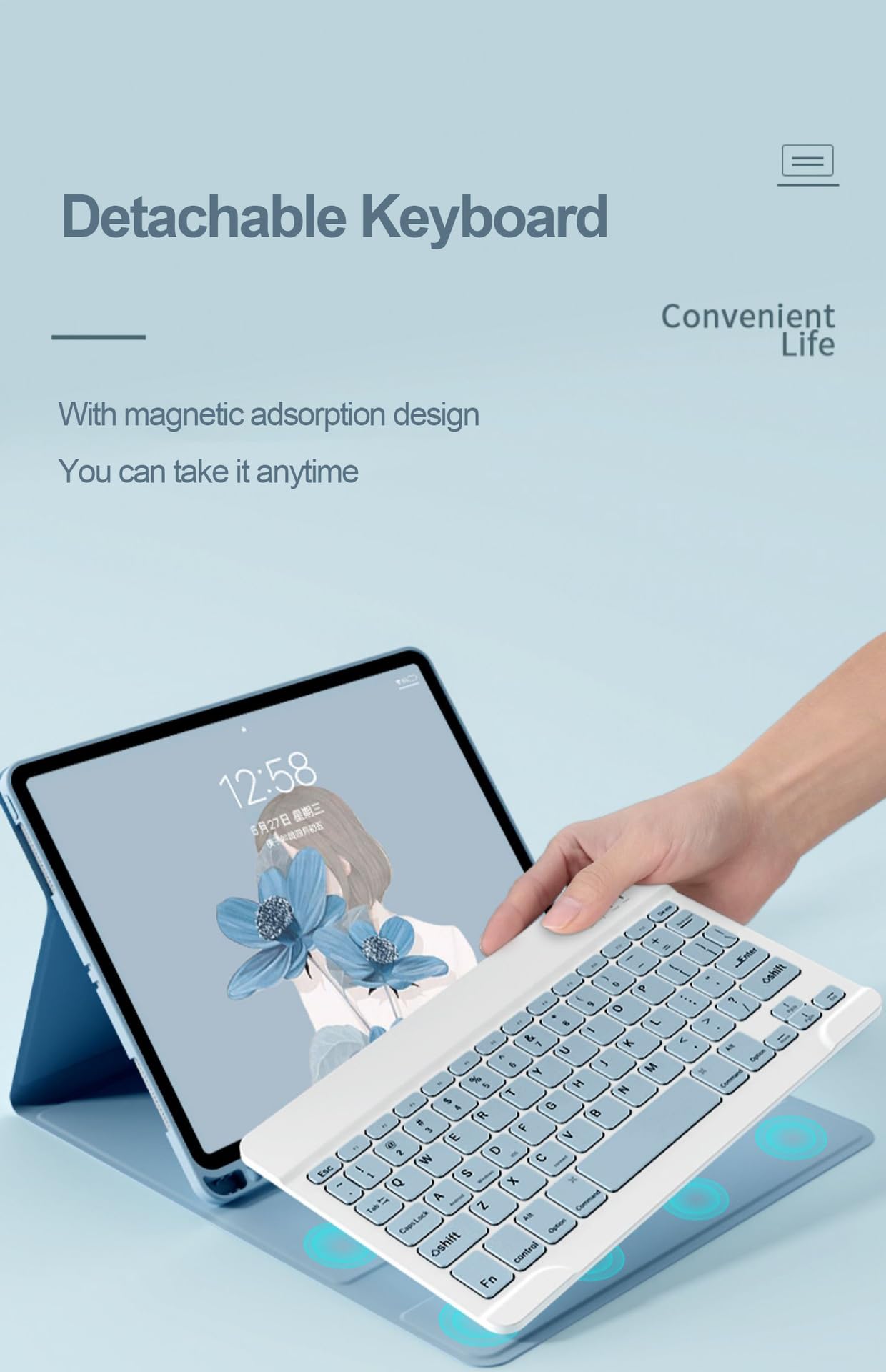 Amazon | Fire HD10 /HD10 Plus 2021/2023 キーボードケース 3点セット