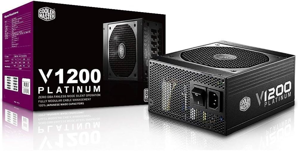 Amazon | CoolerMaster V1200 Platinum 1200W PC電源ユニット 80PLUS