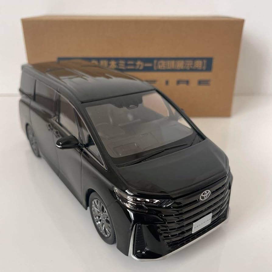 Amazon.co.jp: 新型ヴェルファイア ミニカー カラーサンプル ブラック