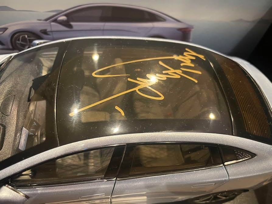 Amazon.co.jp: 本物土屋圭市サイン入り BYD Seal 1 18 ミニカー : おもちゃ