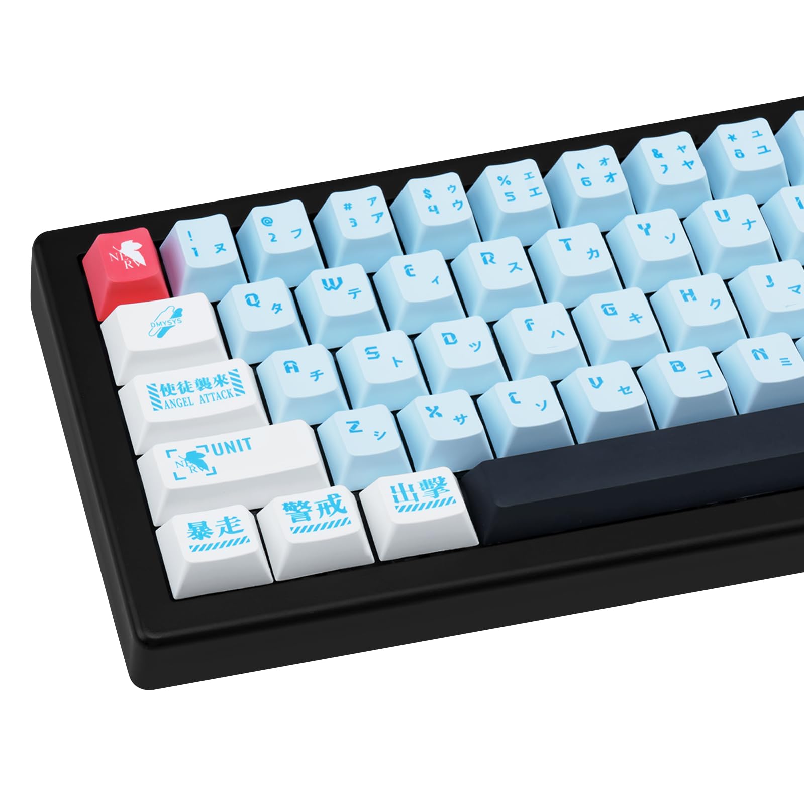 Amazon.com: GEKUCAP 143 Keys Blue Japanese Custom Keycaps, Dye