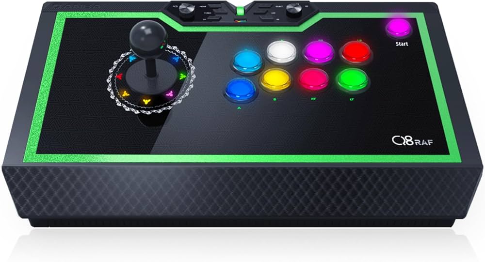 Amazon.com: qanba Q8 Silent Arcade Joystick Wired Joystick for PC