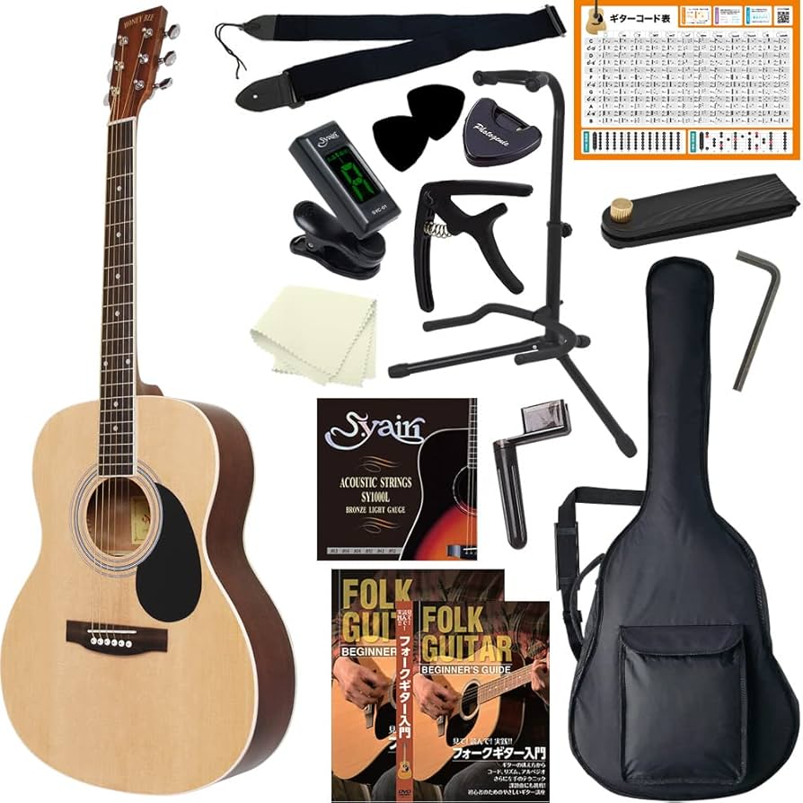 HONEY BEE アコースティックギター F-15 BLS スタンド Amazon | HONEY