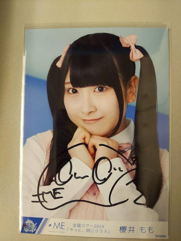 Amazon.co.jp: 櫻井もも ≠ME ノイミー 全国ツアー 2024生写真