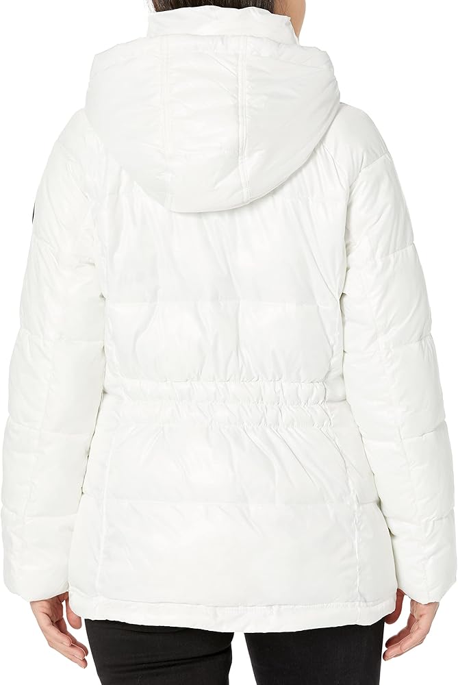 Amazon.com: Kenneth Cole Horizontal Zip Puffer, White, XXS