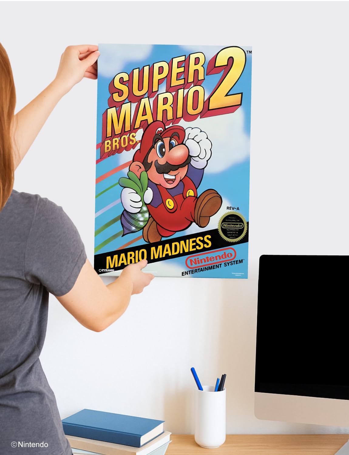 Amazon.co.jp: ピラミッドアメリカ スーパーマリオポスター - マリオ