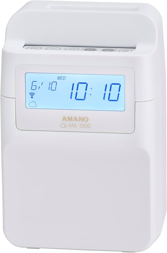 Amazon | AMANO タイムレコーダー MX-1000 | タイムカード本体