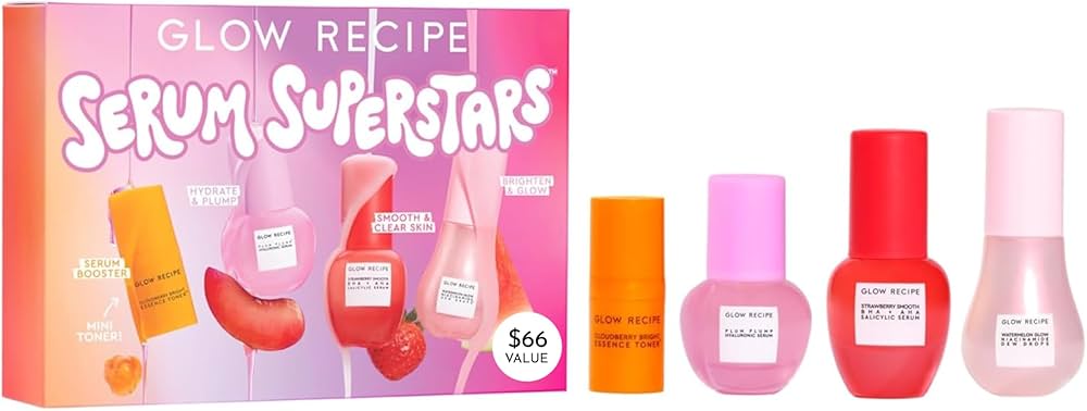 Amazon.com: Glow Recipe Serum Superstars Gift Set - Niacinamide