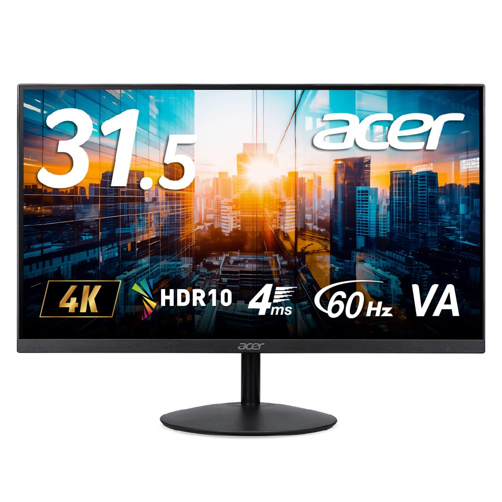 Amazon.co.jp: Acer 4K モニター KG2 31.5インチ VA 非光沢NTSC 72