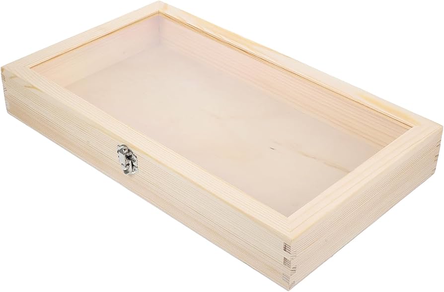 蝶番で開閉可能タイプ 標本箱 2個 ＆ 標本箱収納ケース バラ売り可