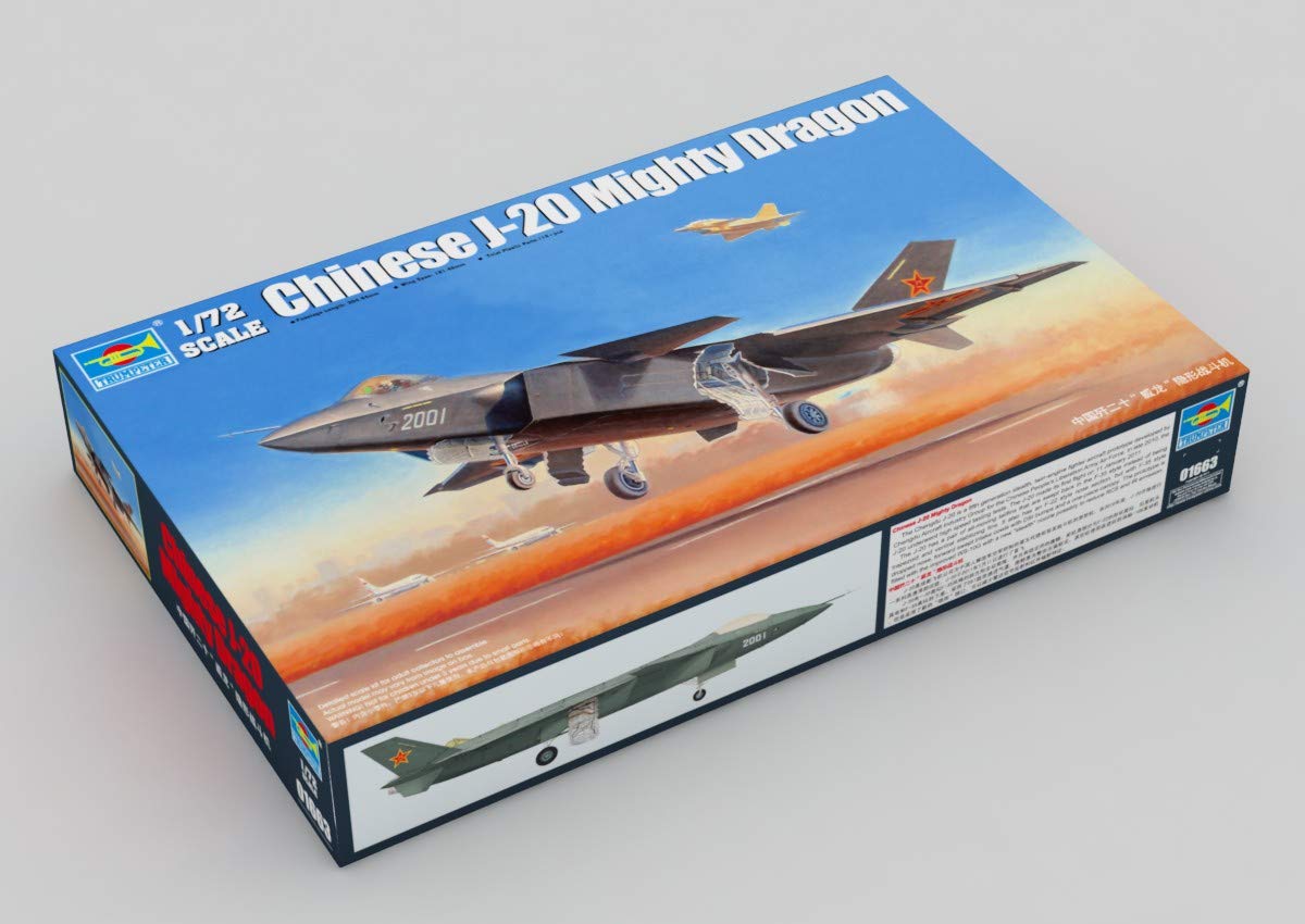 Amazon.com: Trumpeter 1/72 Chinese J20 Fighter : Arts, Crafts & Sewing