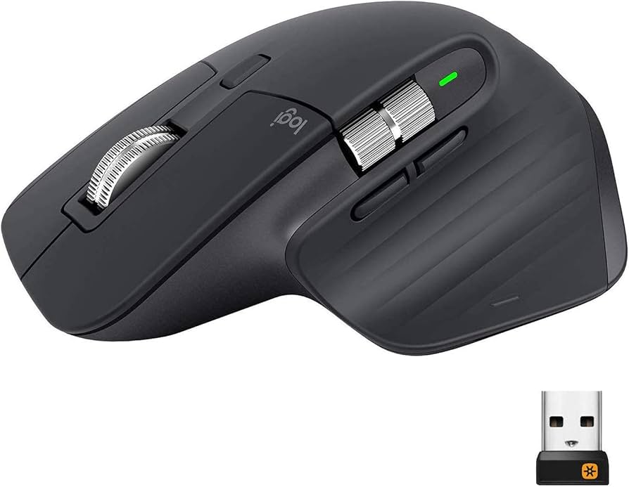 Logitech MX Master 3 Advanced Wireless Mouse, Ultrafast Scrolling