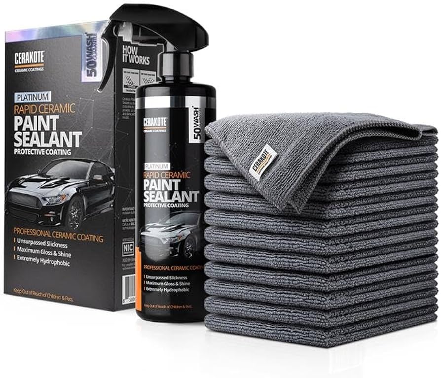Amazon.com: CERAKOTE Paint Sealant Bundle - Microfiber Towel 12