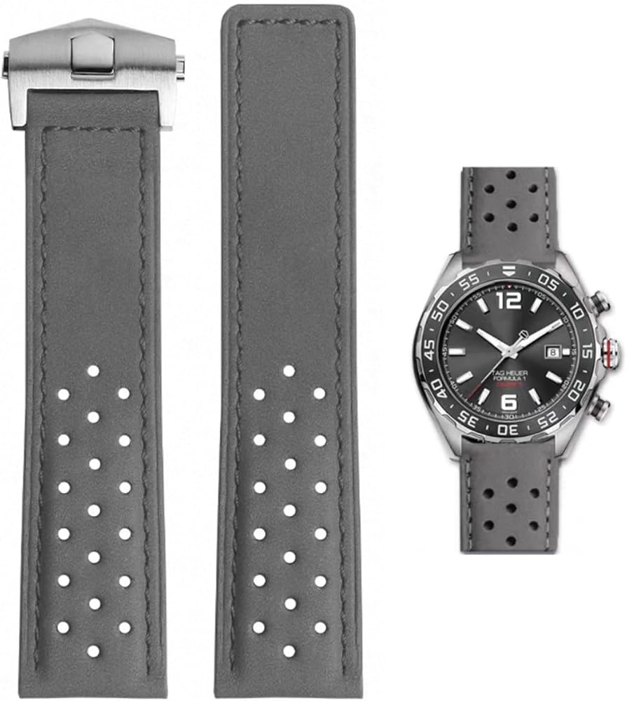 Amazon.co.jp: [HEYOZURY] 腕時計ベルト TAG HEUER ベルト 時計バンド