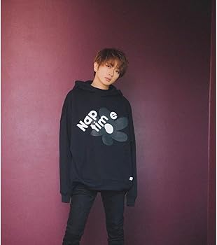 Amazon.co.jp: naptime パーカーブラック Mサイズ : ファッション