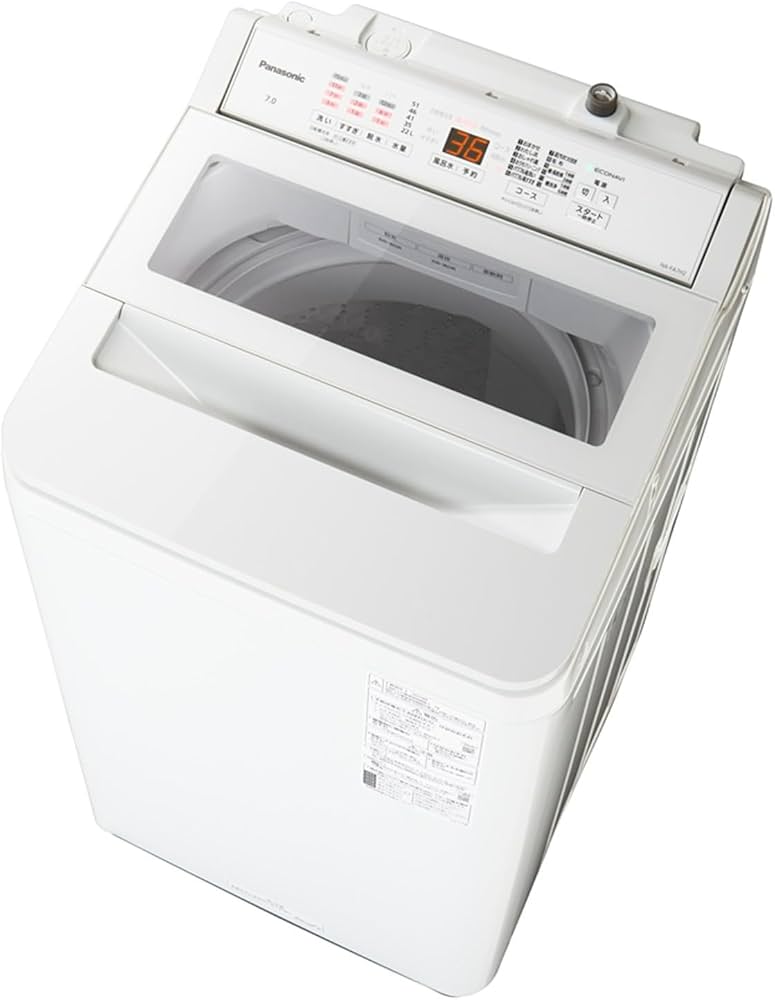 Amazon | パナソニック 全自動洗濯機 7kg NA-FA7H2-W ホワイト スゴ