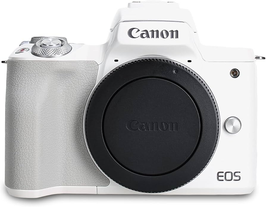 Amazon.com : Canon EOS Kiss M / M50 Mirrorless Camera – White