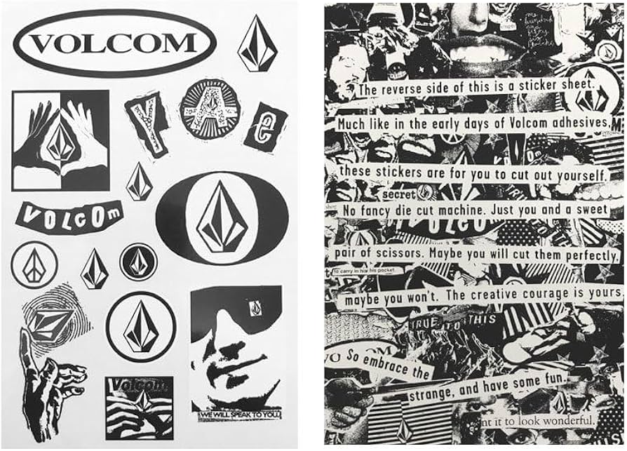 Amazon | ボルコム VOLCOM ステッカー STICKER SHEET NO327 | シール