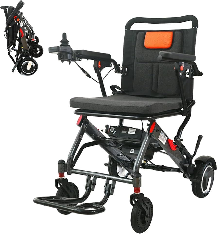 Amazon | LangTu 電動車椅子 車椅子 軽量車いす 耐荷重150kg 電動